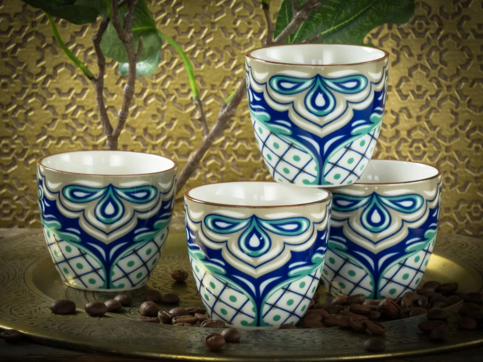 Aladin - Espressobecher 4-tlg - Blau
