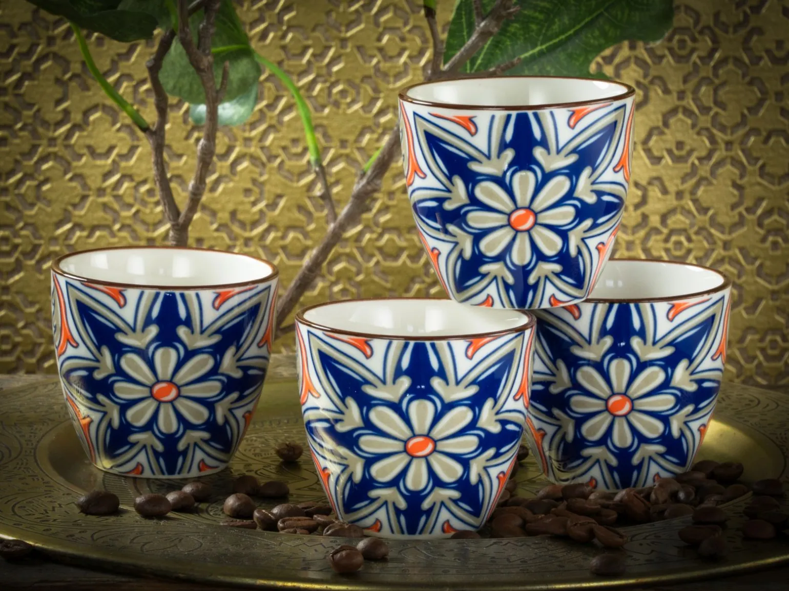 Aladin - Espressobecher 4-tlg - Blau