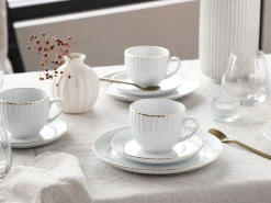 Allegra - Kaffeeservice 18-tlg - Goldband