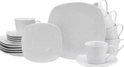 Amelie - Kaffeeservice 18-tlg - Weiss