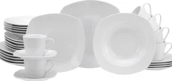 Amelie - Kombiservice 30-tlg - Weiss