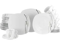 Amelie - Kombiservice 30-tlg - Weiss