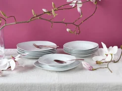 Amelie - Tellerset 18-tlg - Weiss