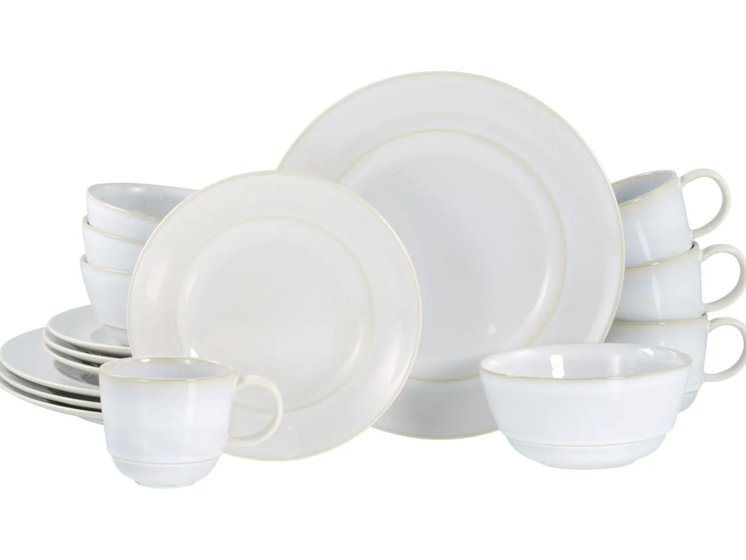 Antique - Kombiservice 16-tlg - Offwhite