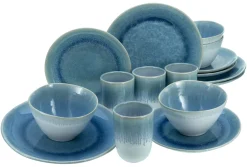 Aquarius - Kombiservice 16-tlg - Blau