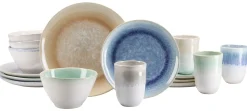 Aquarius - Kombiservice 16-tlg - Blau