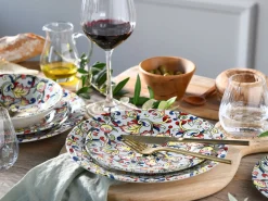 Arabesque - Tellerset 18-tlg - Rot