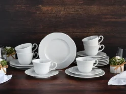 Arianne - Kaffeeservice 18-tlg - Weiss