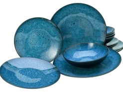 Capri - Tellerset 12-tlg - Blau