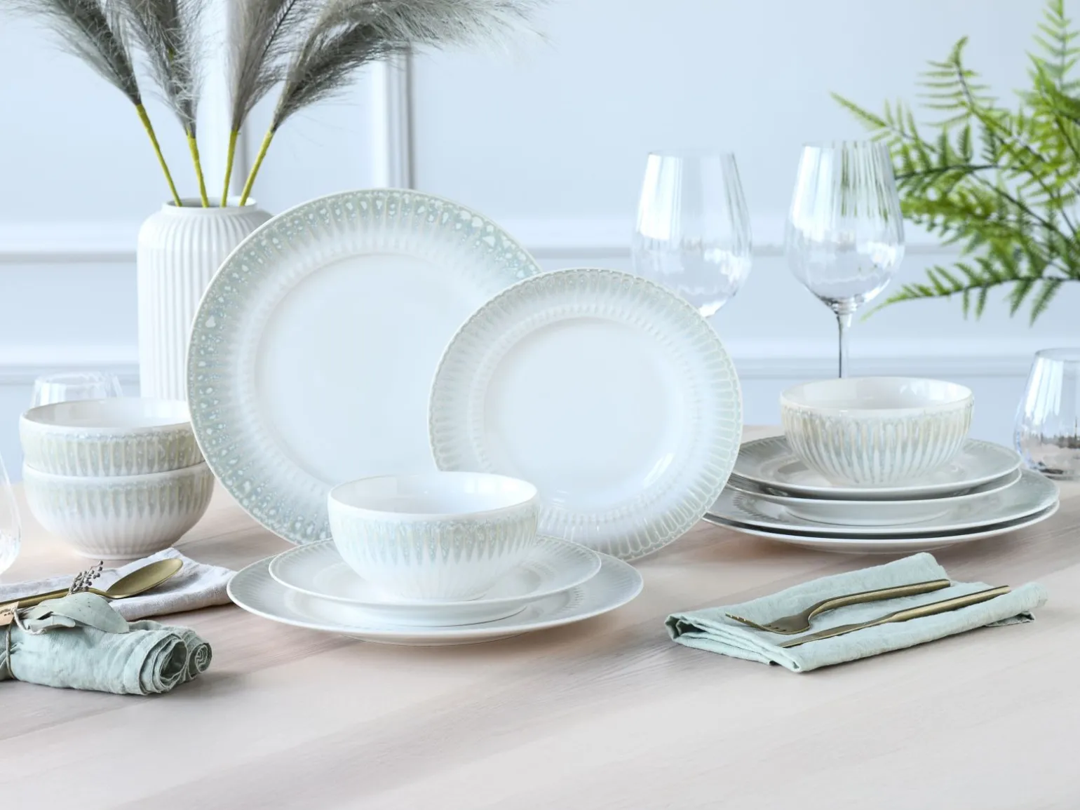 Celadon - Tellerset 12-tlg - Grün