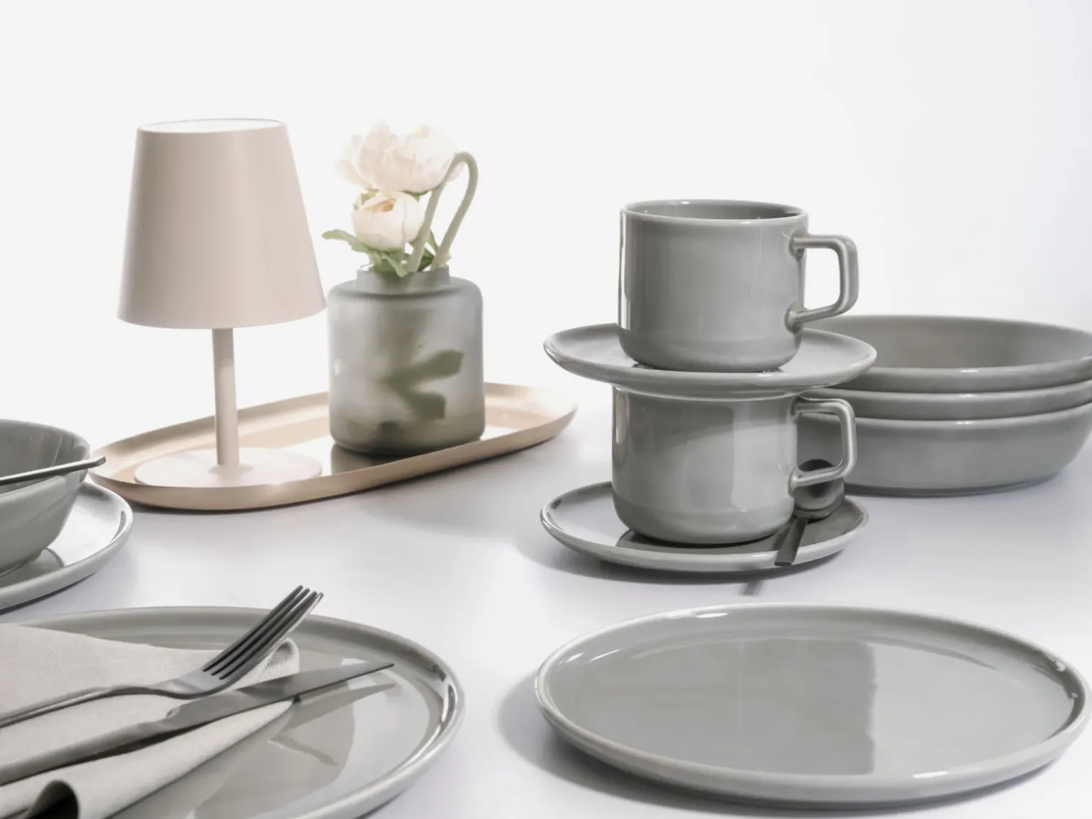 Chef Collection - Kombiservice 30-tlg - Grau