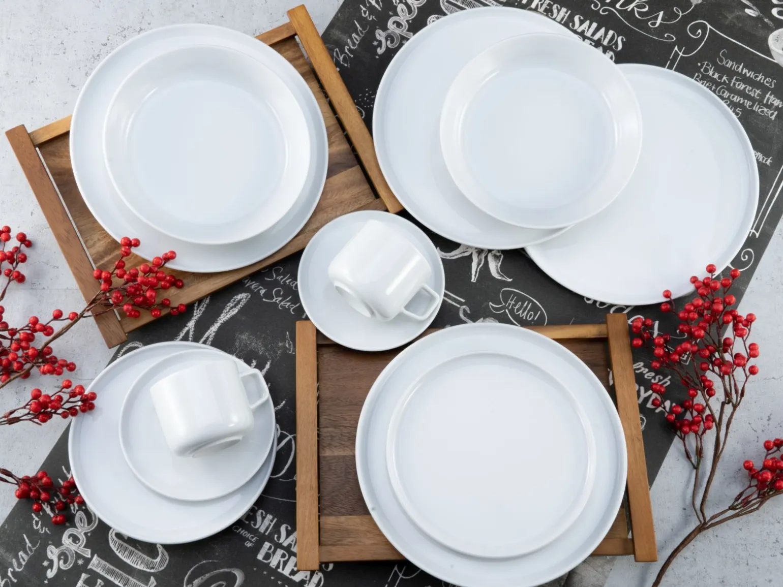 Chef Collection - Kombiservice 30-tlg - Grau