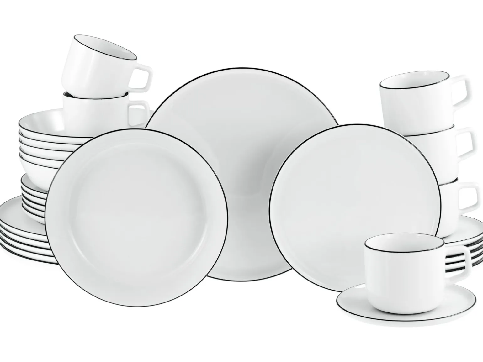Chef Collection - Kombiservice 30-tlg - Grau