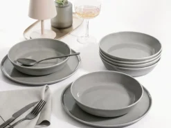 Chef Collection - Tafelservice 12-tlg - Grau