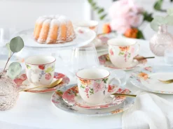 Crimson - Kaffeeservice 18-tlg - creme