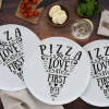 Europa - Pizzateller 6-tlg - bunt