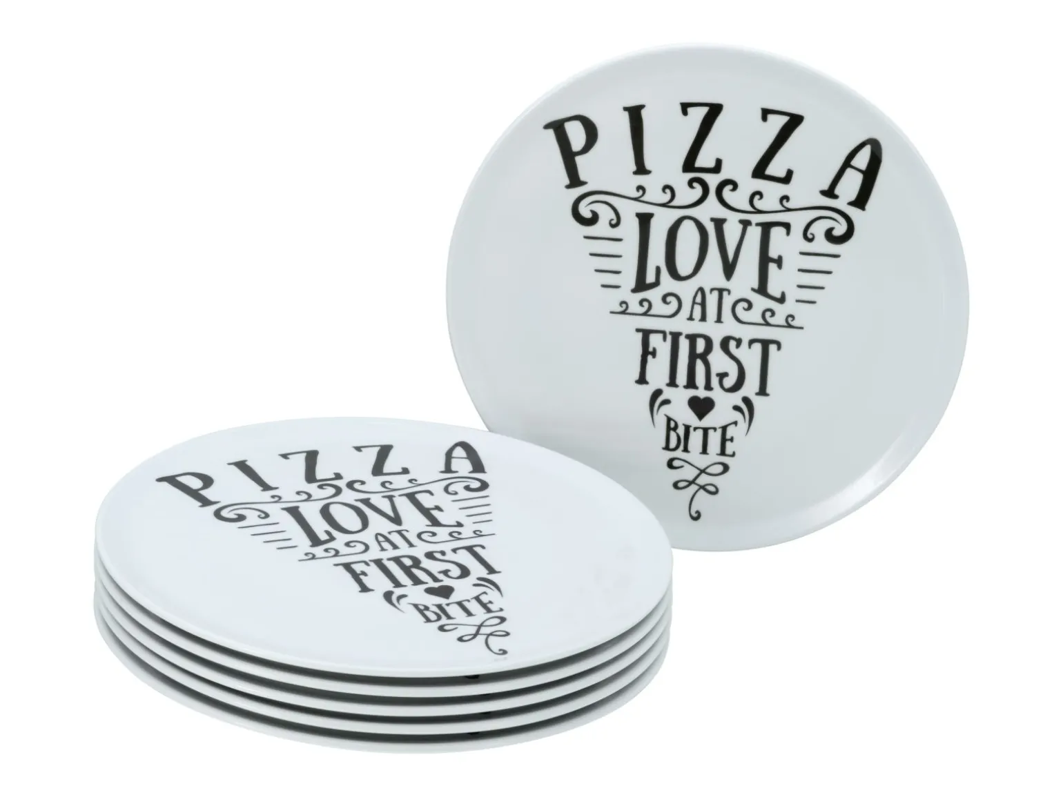 Europa - Pizzateller 6-tlg - bunt