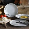 Europa - Pizzateller 4-tlg - Weiss