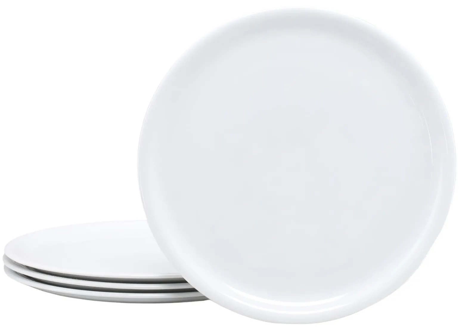 Europa - Pizzateller 4-tlg - Weiss