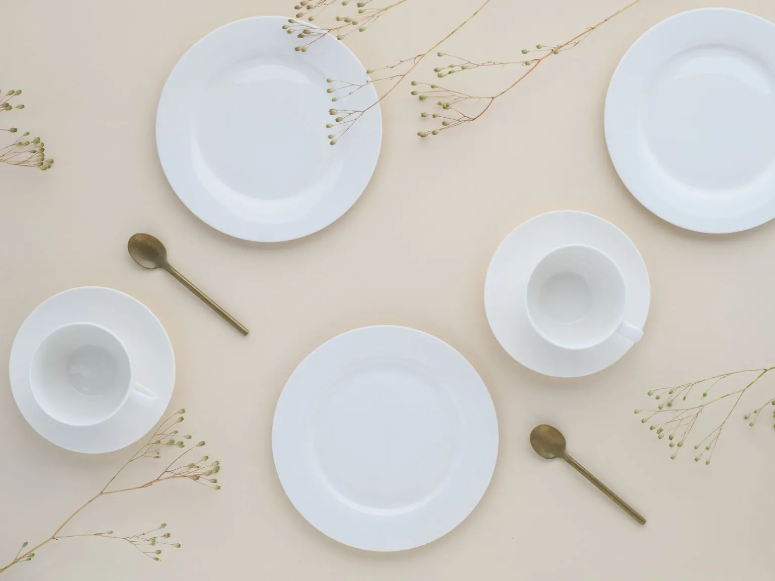 Fleur Royal - Kaffeeservice - Creme weiss