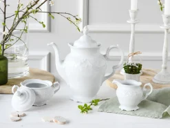 Frederike - Kaffeegarnitur 3-tlg - Weiss