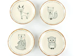 Freunde des Waldes - Tellerset 4-tlg - Bunt