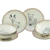 Freunde des Waldes - Tellerset 8-tlg - Bunt