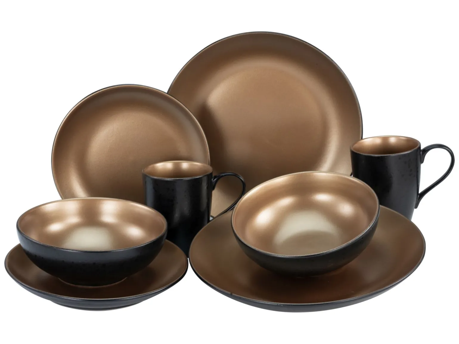 Glamour Gold - Kombiservice 8-tlg - gold