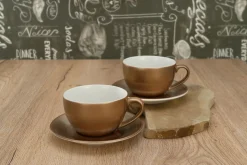Golden Days - Cappuccinoset 4-tlg - Weiss