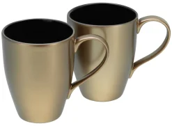 Golden Days - Kaffeebecher 2-tlg - Weiss