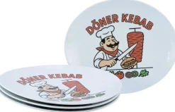 Gourmet - Kebabteller 4-tlg - Weiss