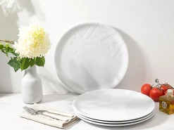 Gourmet - Pizzateller 4-tlg - Weiss