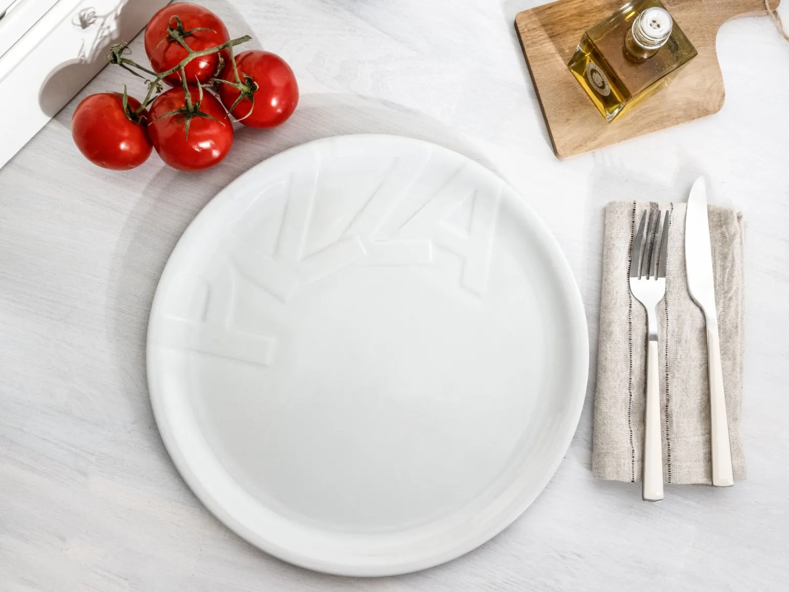 Gourmet - Pizzateller 4-tlg - Weiss