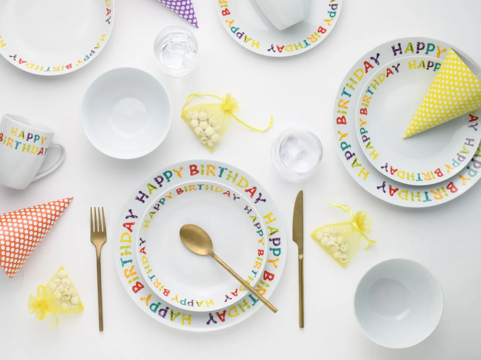 Happy Birthday - Kombiservice 20-tlg - Happy Birthday