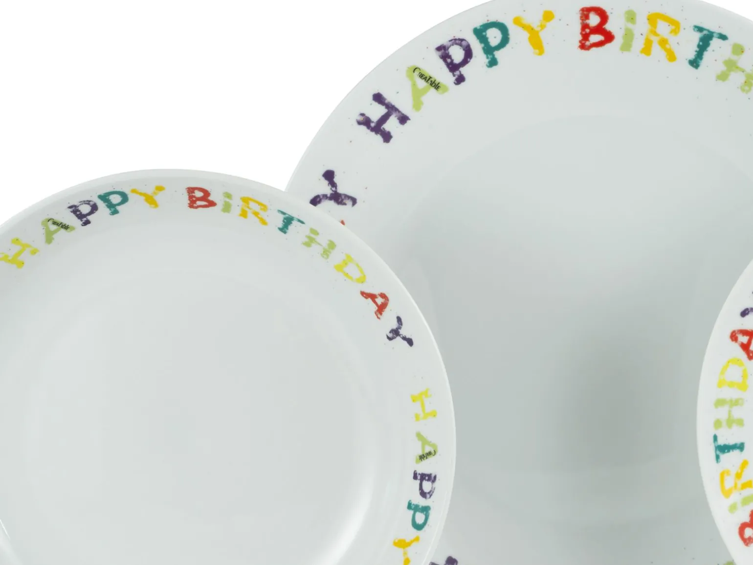 Happy Birthday - Tellerset 12-tlg - Happy Birthday