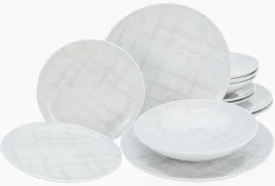 Home - Tellerset 12-tlg - Shabby Chic