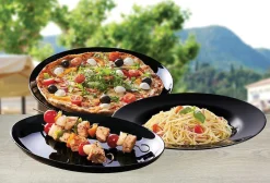 Italien Party - Barbecueteller 6-tlg - Weiss