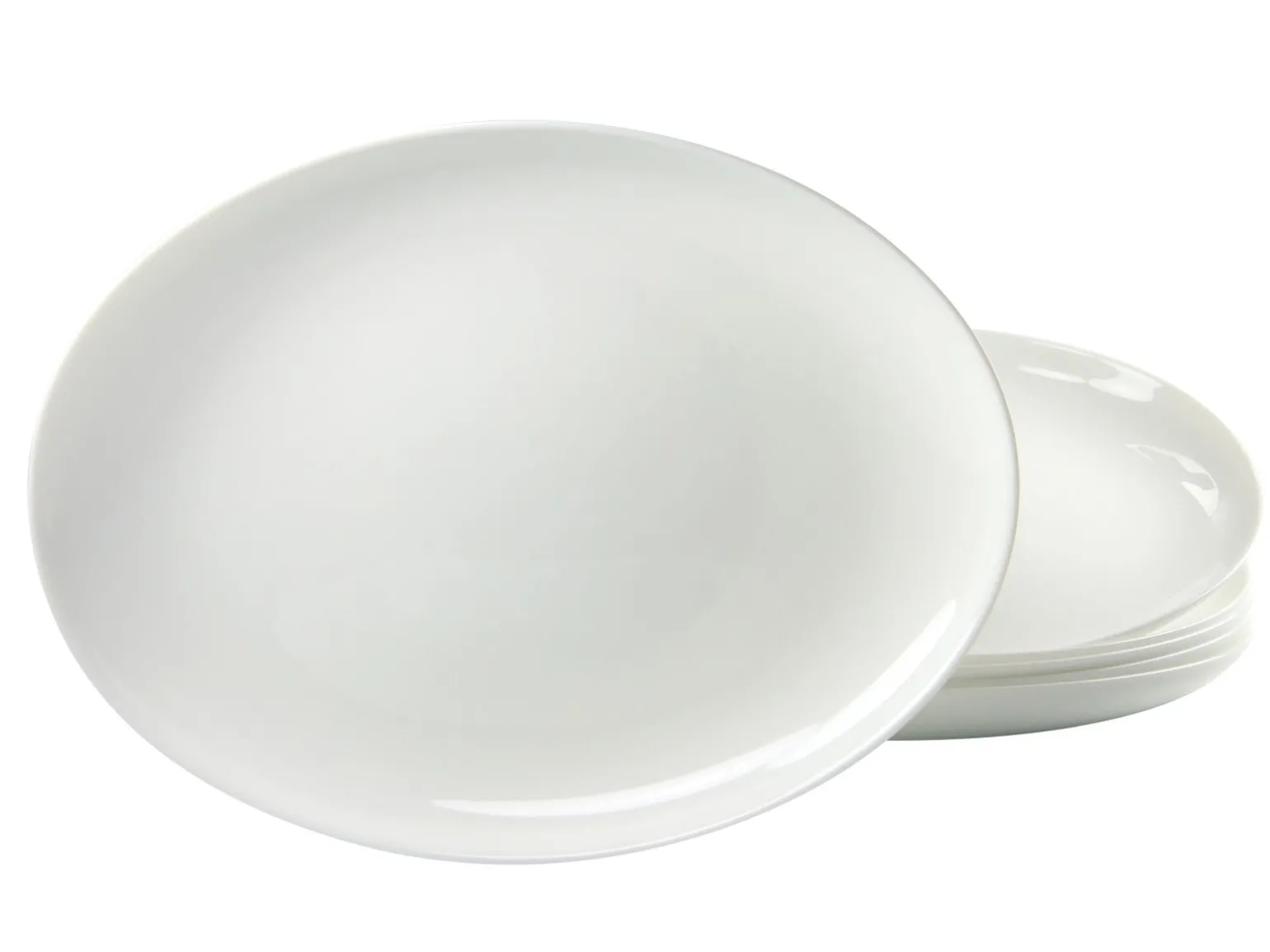 Italien Party - Barbecueteller 6-tlg - Weiss