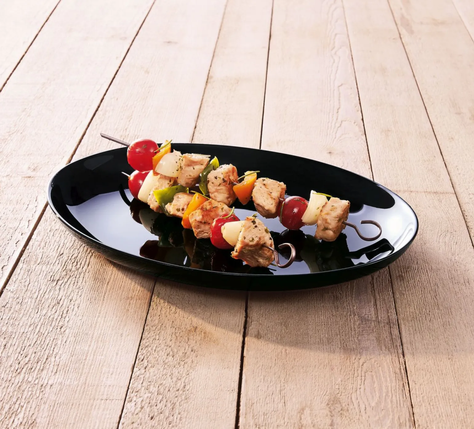 Italien Party - Barbecueteller 6-tlg - Weiss