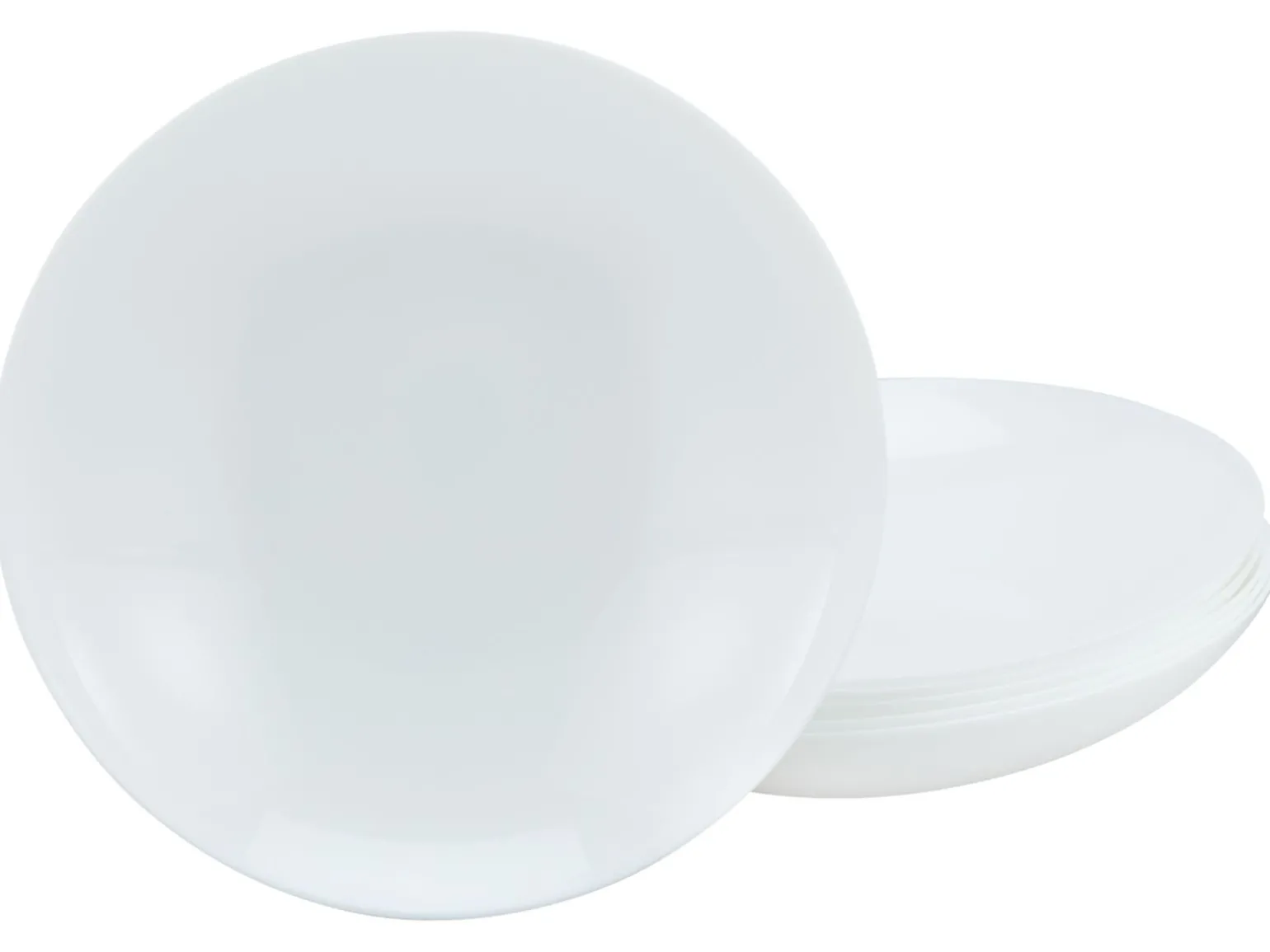 Italien Party - Multifunktionsteller 6-tlg - Weiss