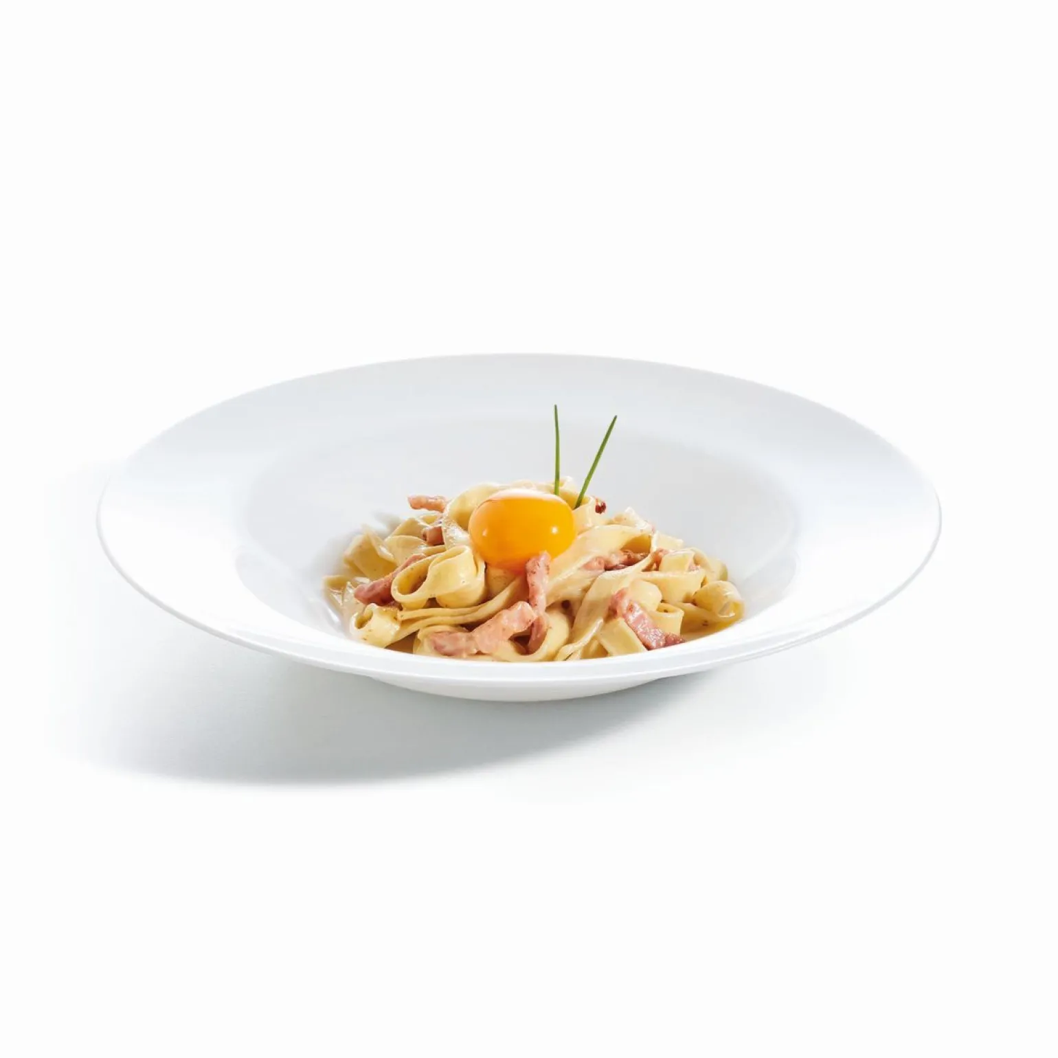 Italien Party - Pastateller 6-tlg - Weiss