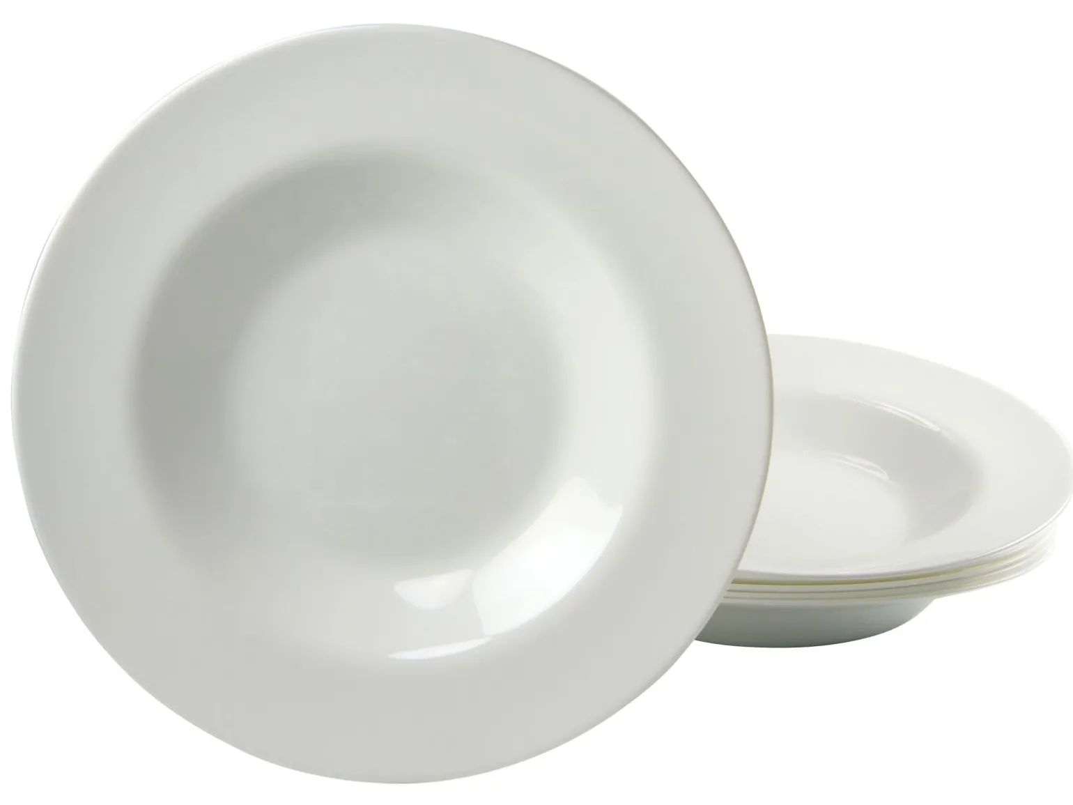 Italien Party - Pastateller 6-tlg - Weiss