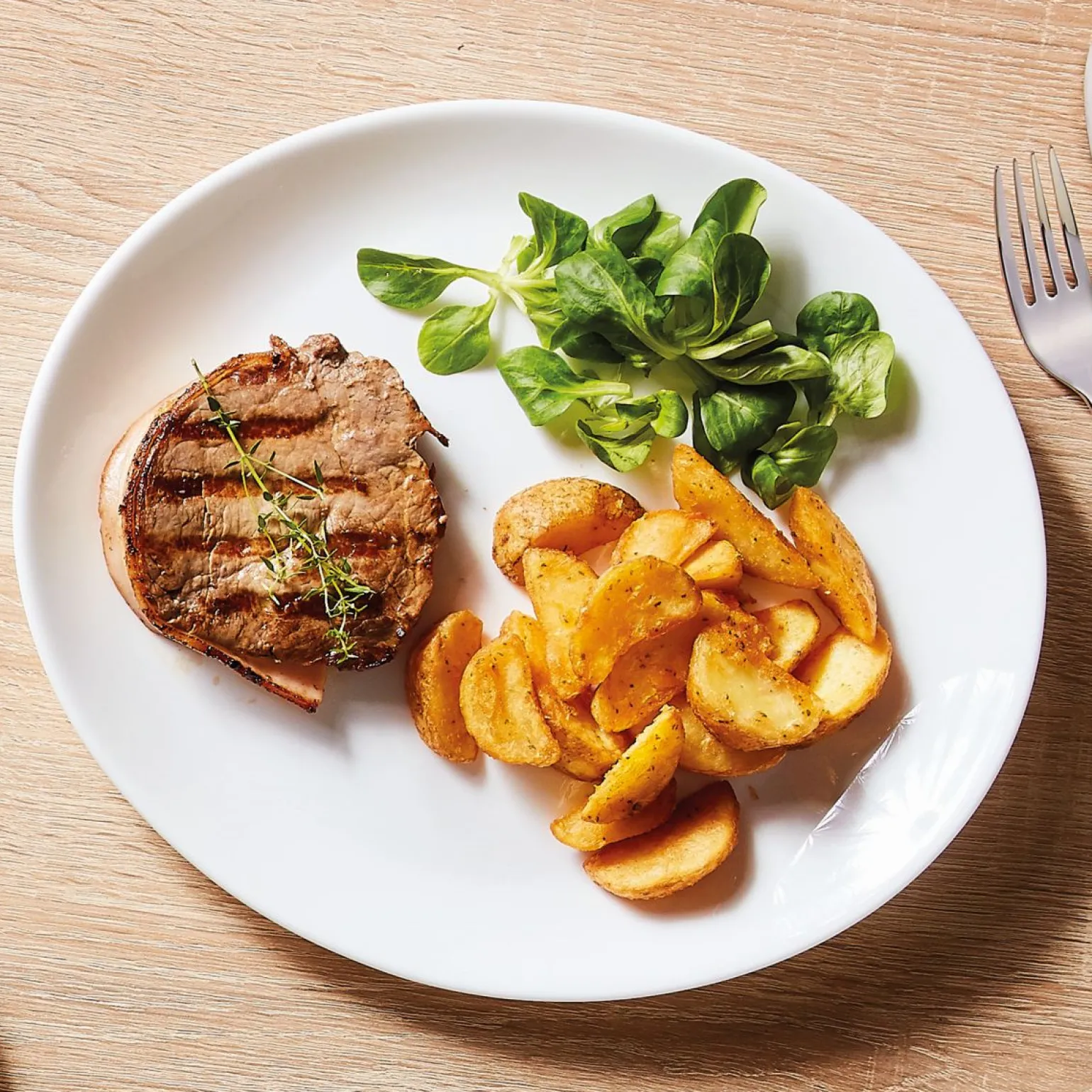 Italien Party - Steakteller 6-tlg - Weiss