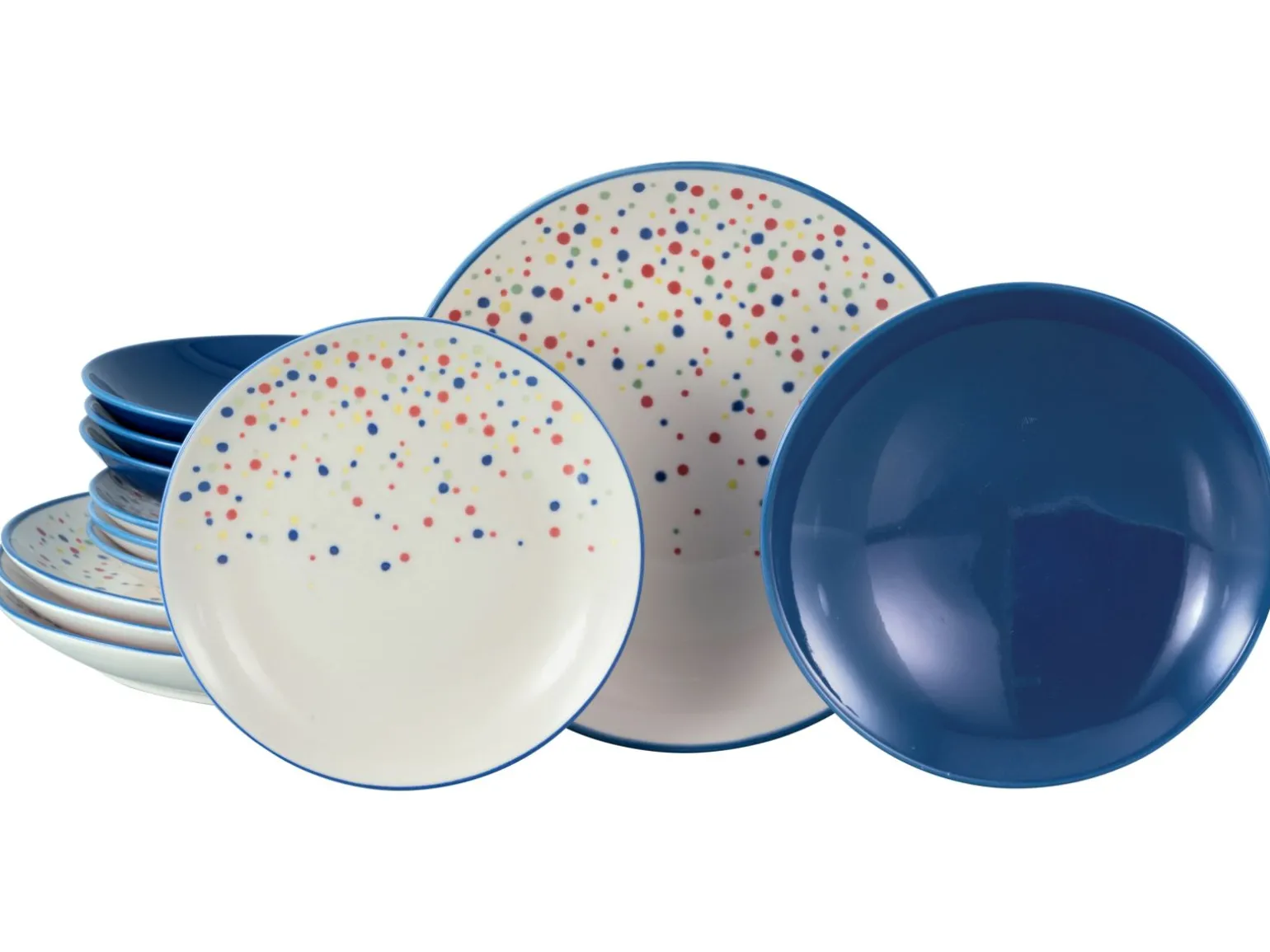 Joy - Tellerset 12-tlg - Blau