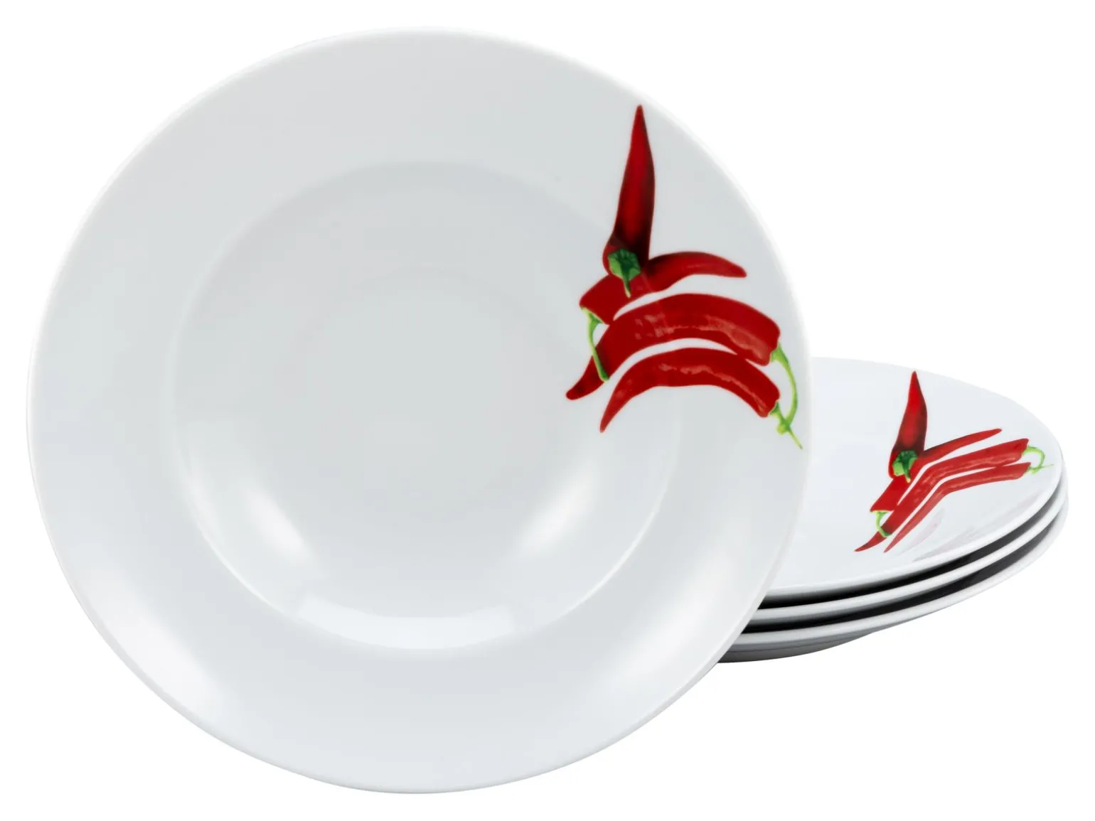 Kräuter - Pastateller 4-tlg - Chili