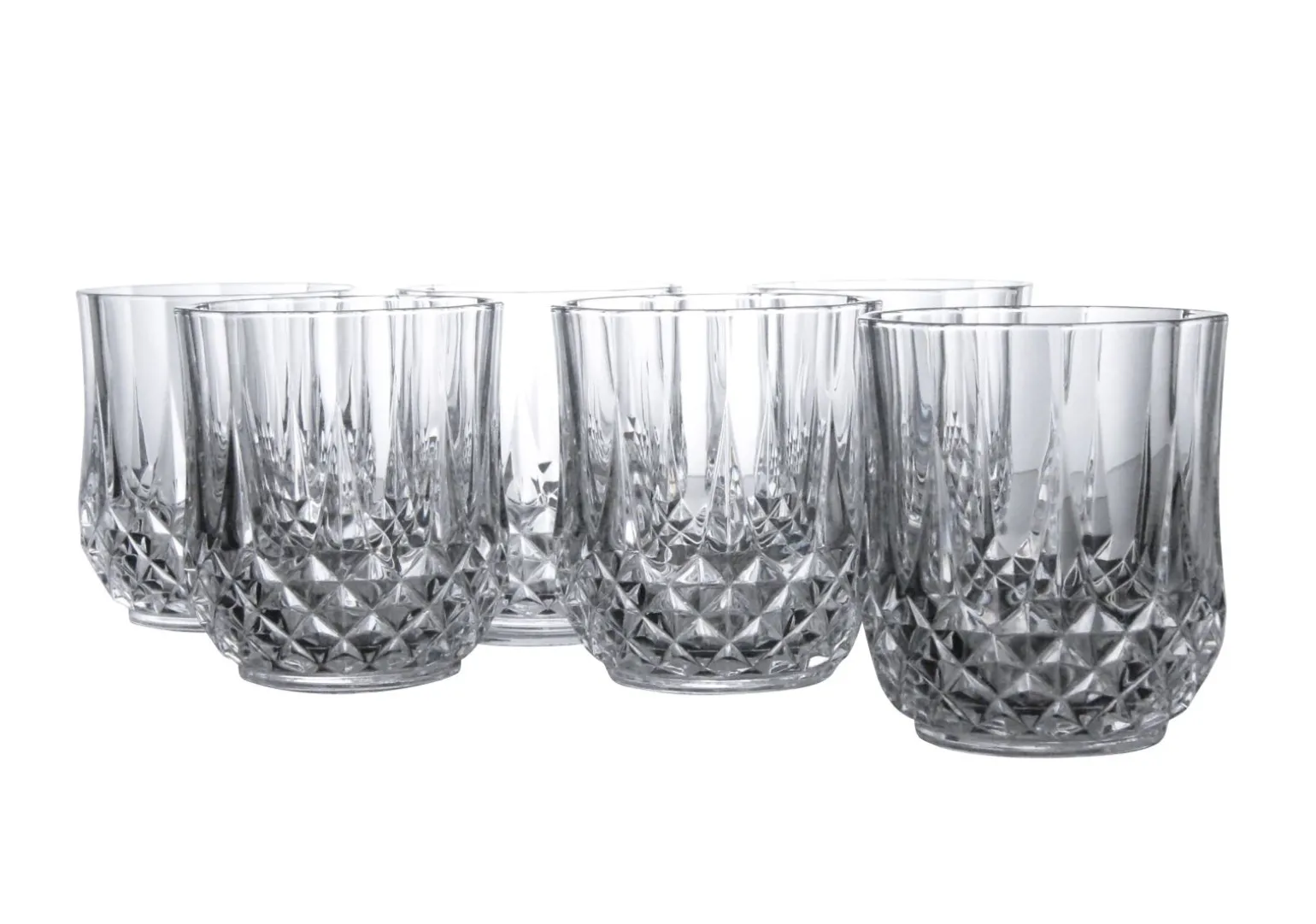 Longchamp Eclat - Whiskybecher 6-tlg - transparent