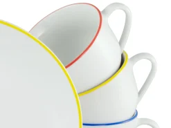 Luna Color Line - Kaffeeservice 18-tlg, Luna - Kaffeeservice 18-tlg, Luna Black Line - Kaffeeservice 18-tlg - Color Line