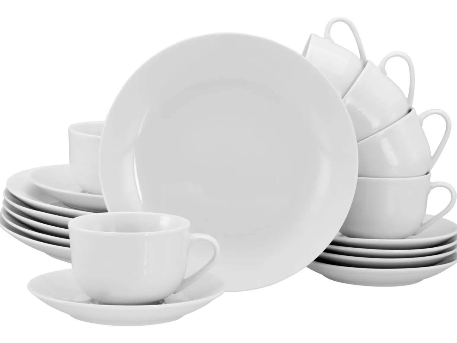 Luna Color Line - Kaffeeservice 18-tlg, Luna - Kaffeeservice 18-tlg, Luna Black Line - Kaffeeservice 18-tlg - Color Line