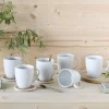 Luna - Kaffeebecher 6-tlg - Weiss