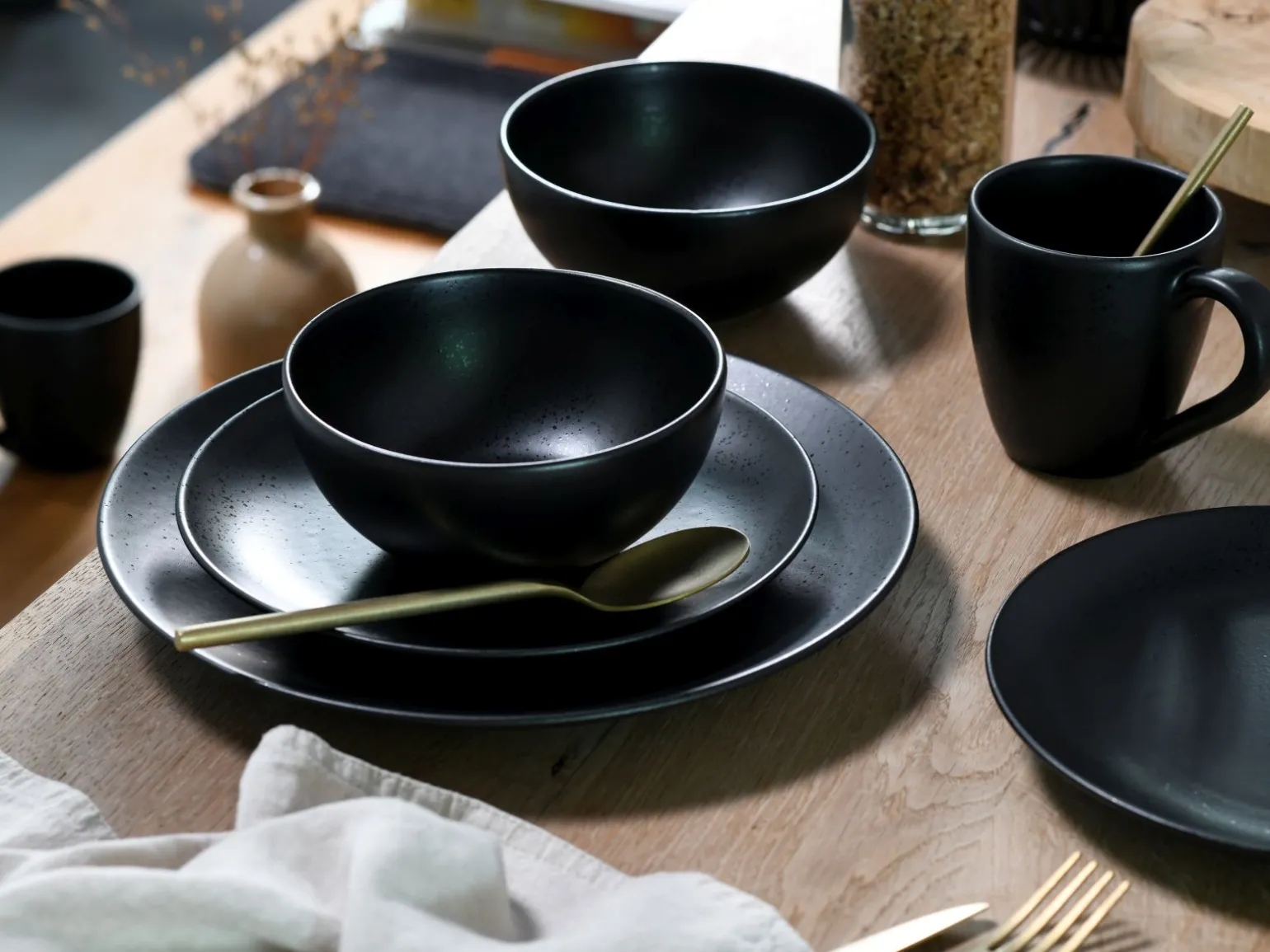 Magic Black - Kombiset 8-tlg - Schwarz